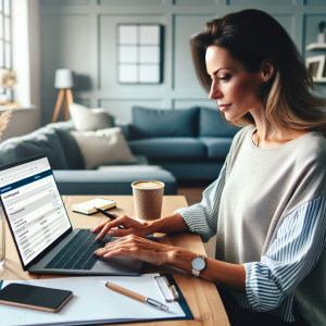 Professional illustration about no income verification mortgage