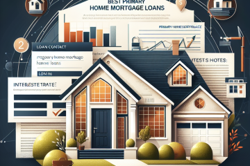 Professional illustration about primary home mortgage loans