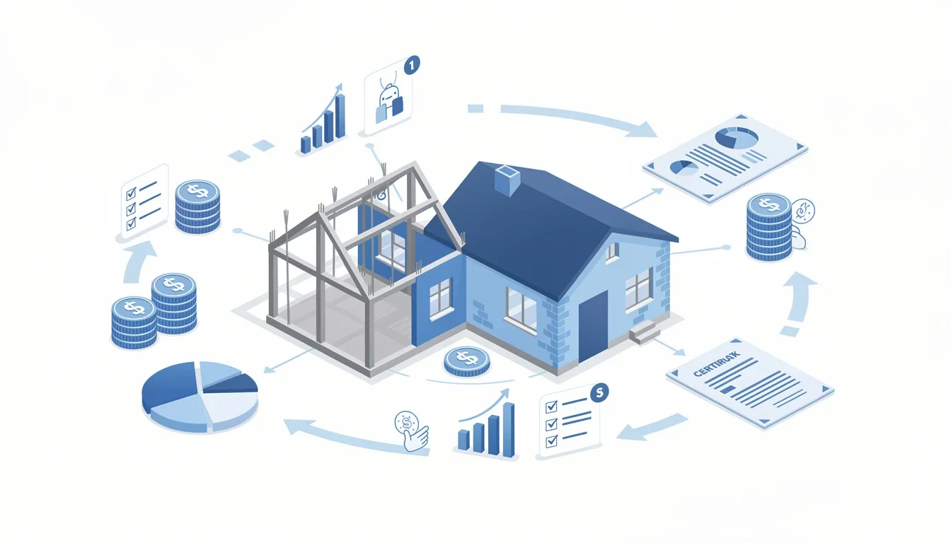 A summary infographic highlighting best practices for construction and renovation financing