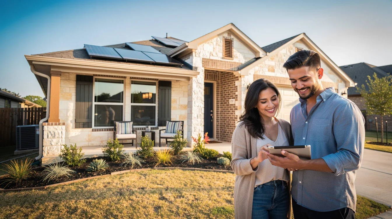 An illustrated diagram showing the key benefits of energy efficient mortgages dfw texas strategies