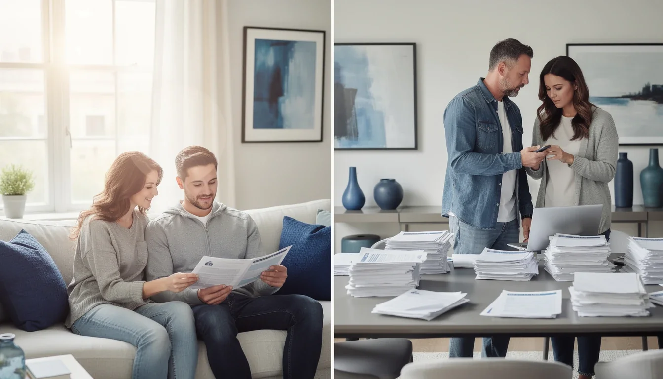 An illustrated diagram showing the key benefits of fixed-rate vs adjustable-rate mortgage strategies