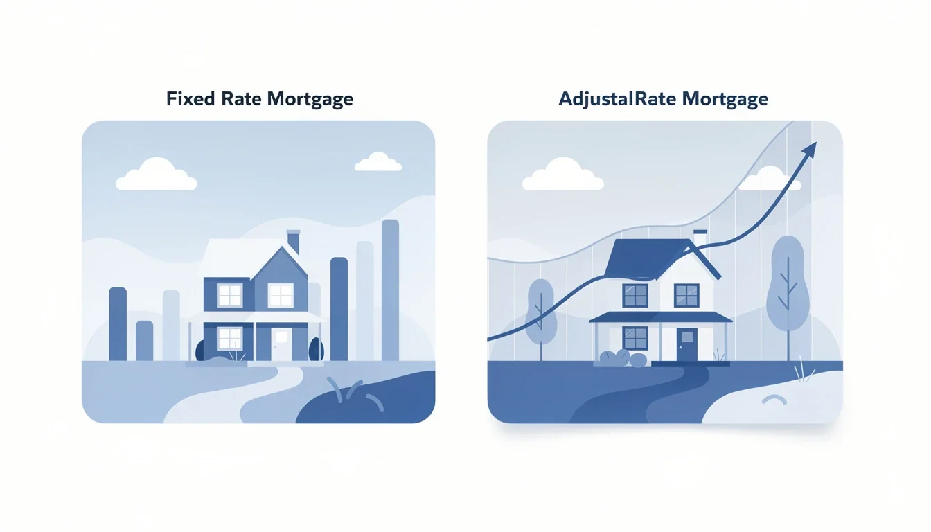 A summary infographic highlighting best practices for fixed-rate vs adjustable-rate mortgage