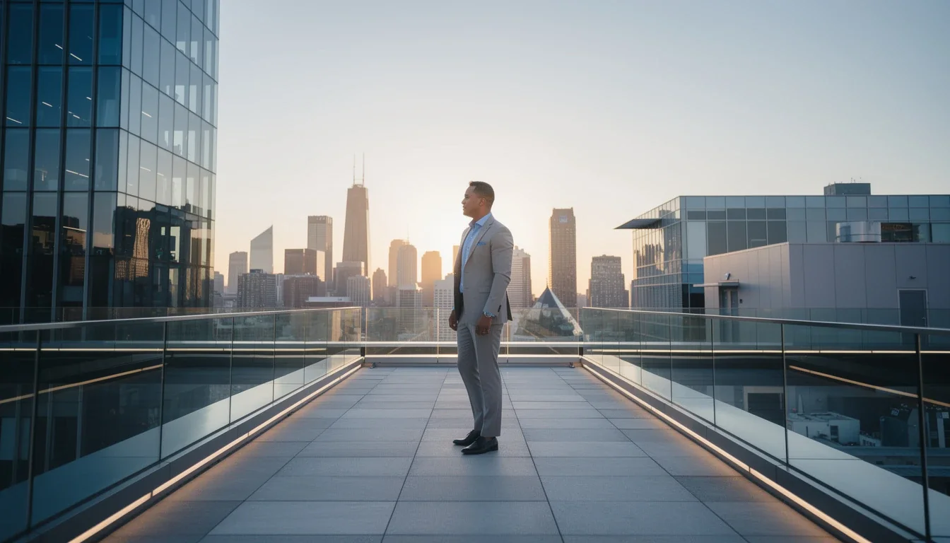 A professional team working on 1% down mortgage program solutions in a modern office environment