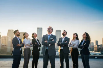 A professional team working on texas first responders mortgage programs 2026 solutions in a modern office environment