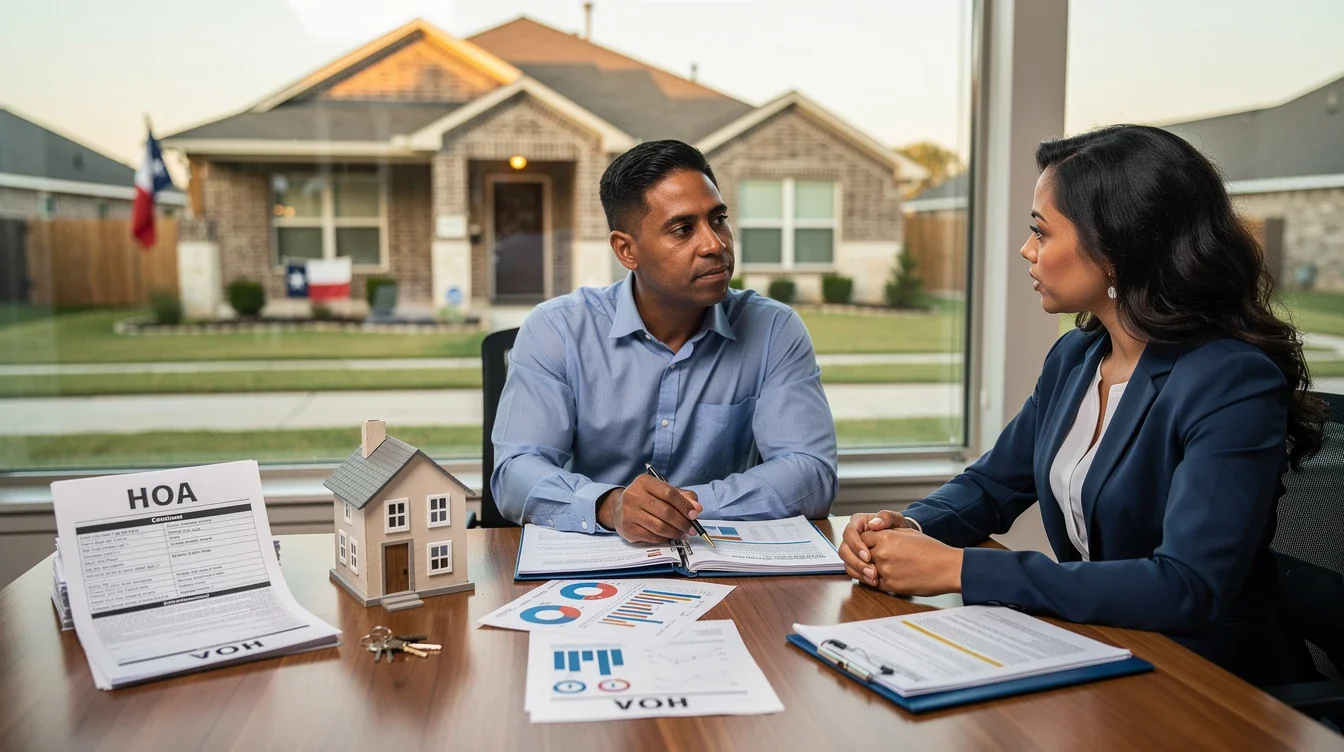 An illustrated diagram showing the key benefits of impact of texas hoa rules on mortgage eligibility strategies
