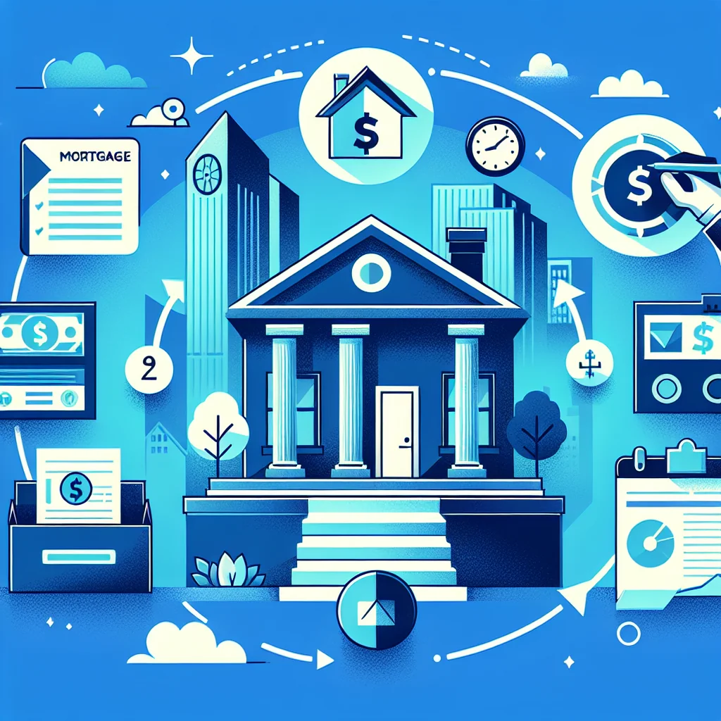 A step-by-step visual process guide demonstrating how personalized mortgage solutions in dfw works