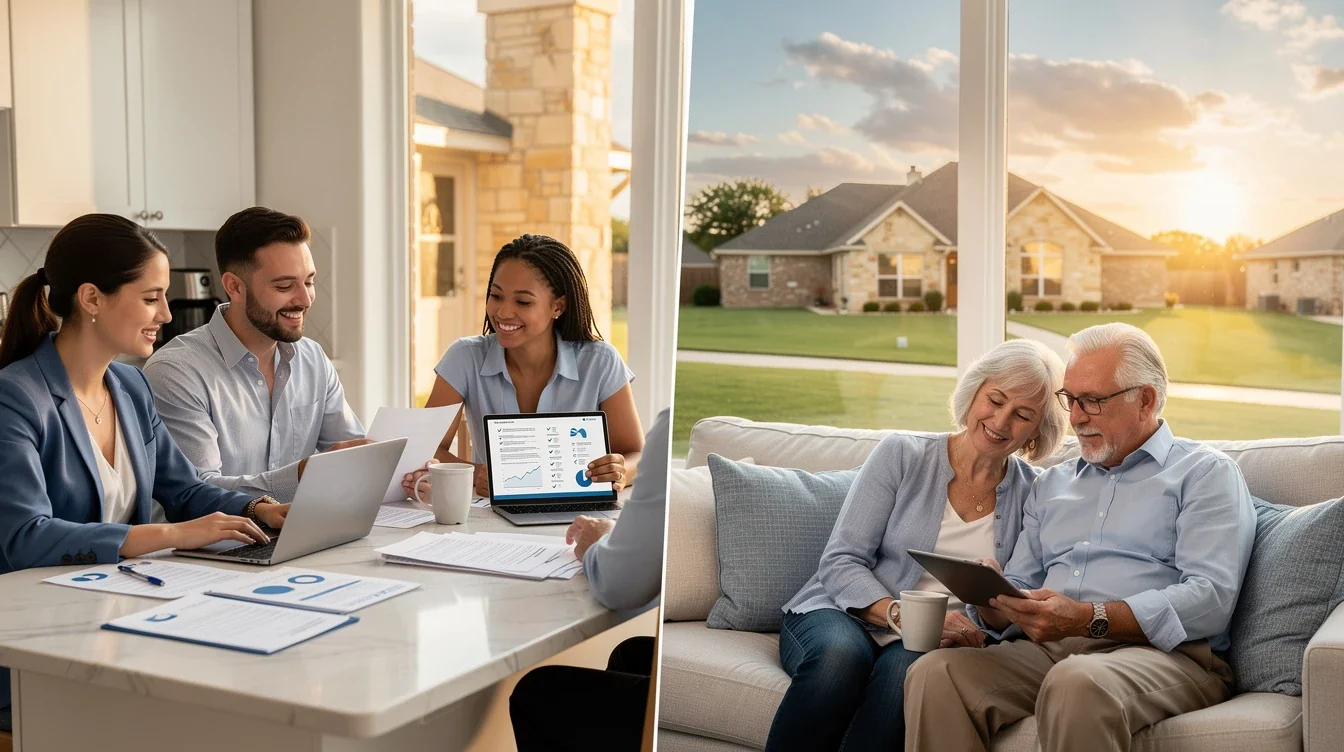 An illustrated diagram showing the key benefits of common mortgage approval challenges texas buyers strategies