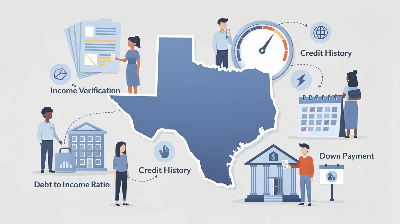 A summary infographic highlighting best practices for common mortgage approval challenges texas buyers