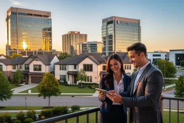A professional team working on impact of southlake tech growth on home loans solutions in a modern office environment