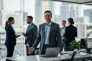 A professional team working on seasonal mortgage timing strategies texas 2026 solutions in a modern office environment