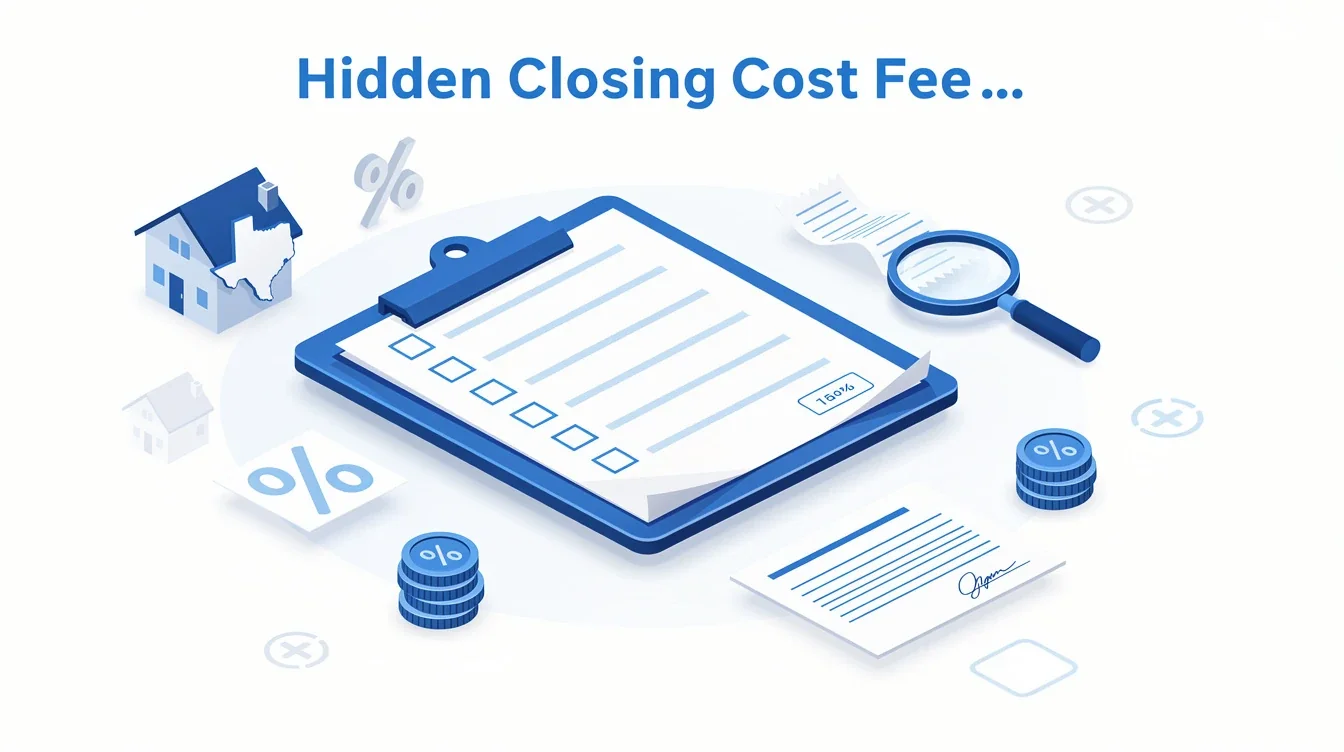 A summary infographic highlighting best practices for hidden closing cost fees texas mortgages checklist