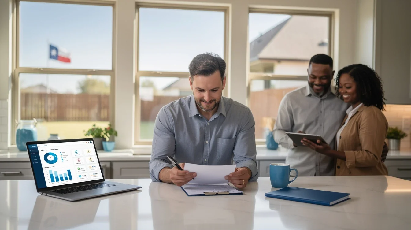 An illustrated diagram showing the key benefits of mortgage options for self employed texas buyers strategies