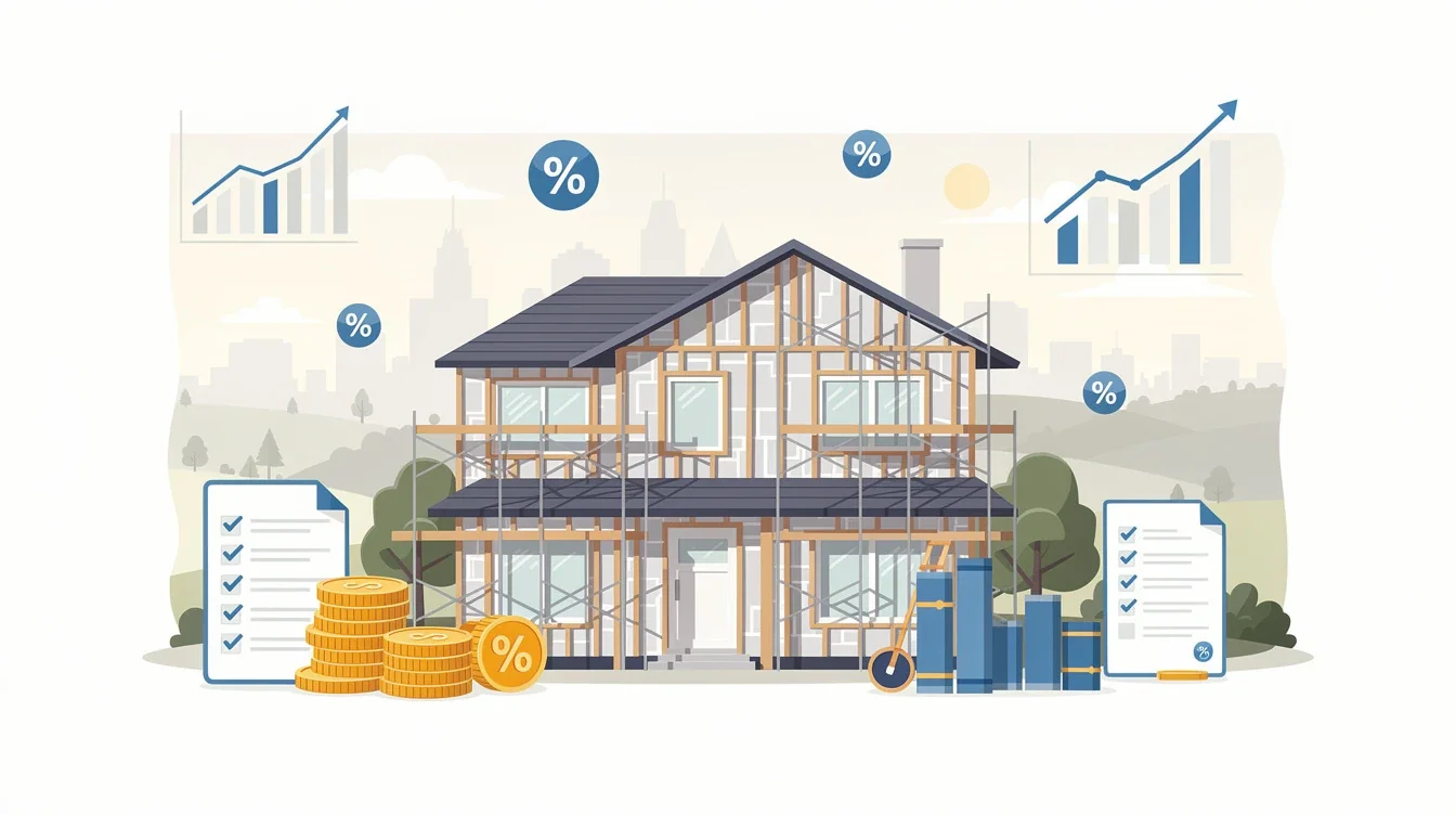 A summary infographic highlighting best practices for new construction loan options southlake texas