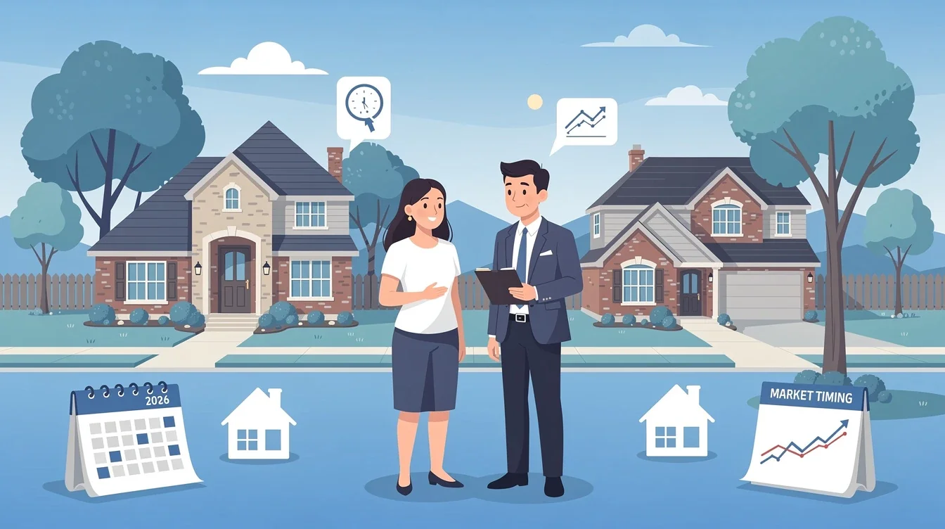 A summary infographic highlighting best practices for timing home purchase southlake texas 2026