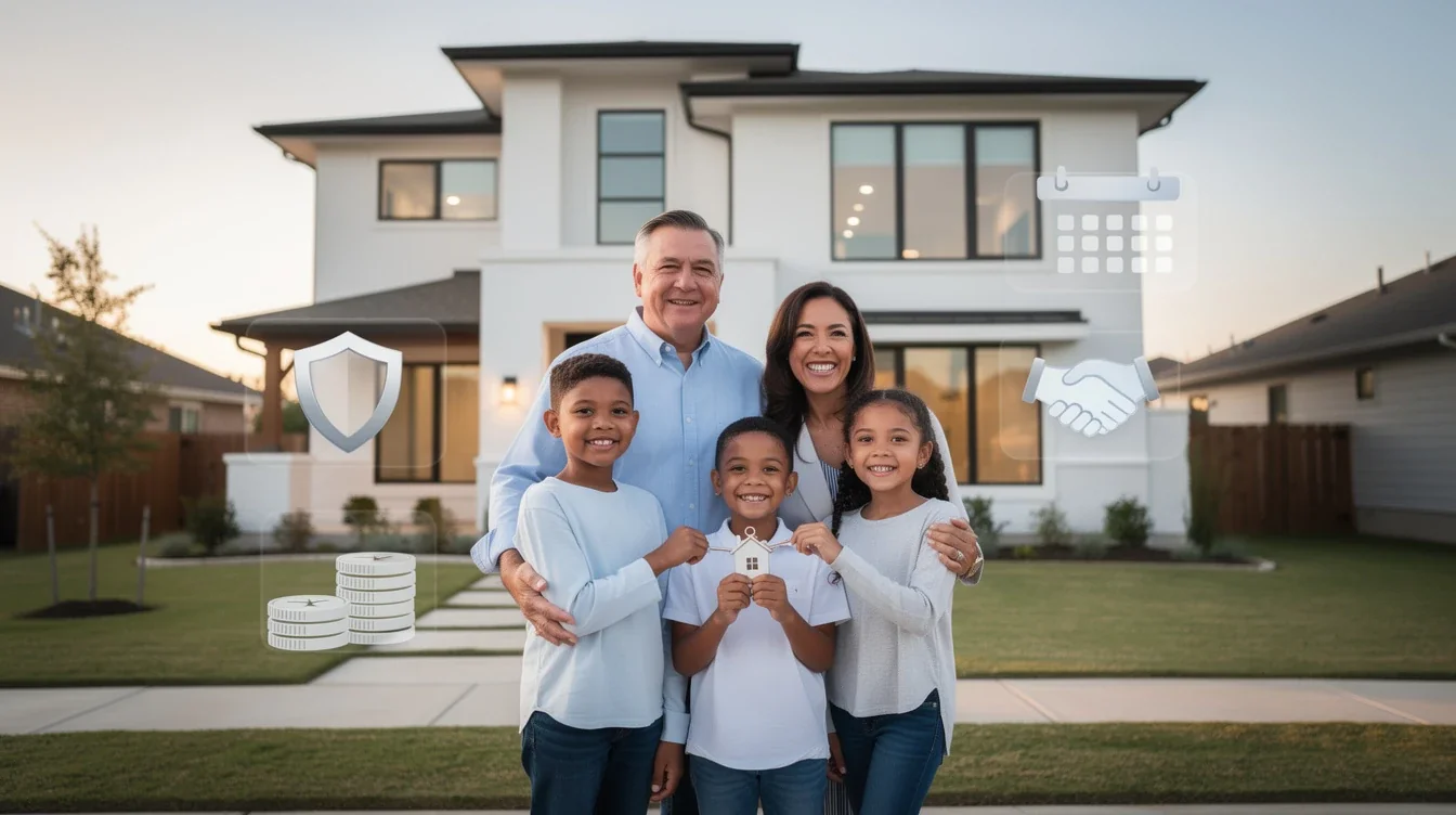 An illustrated diagram showing the key benefits of dfw credit union mortgage benefits 2026 strategies