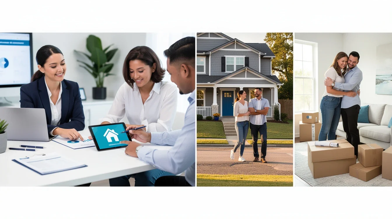 A step-by-step visual process guide demonstrating how dfw credit union mortgage benefits 2026 works