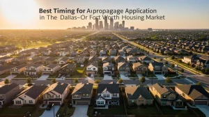 A professional team working on best mortgage application timing dfw market solutions in a modern office environment