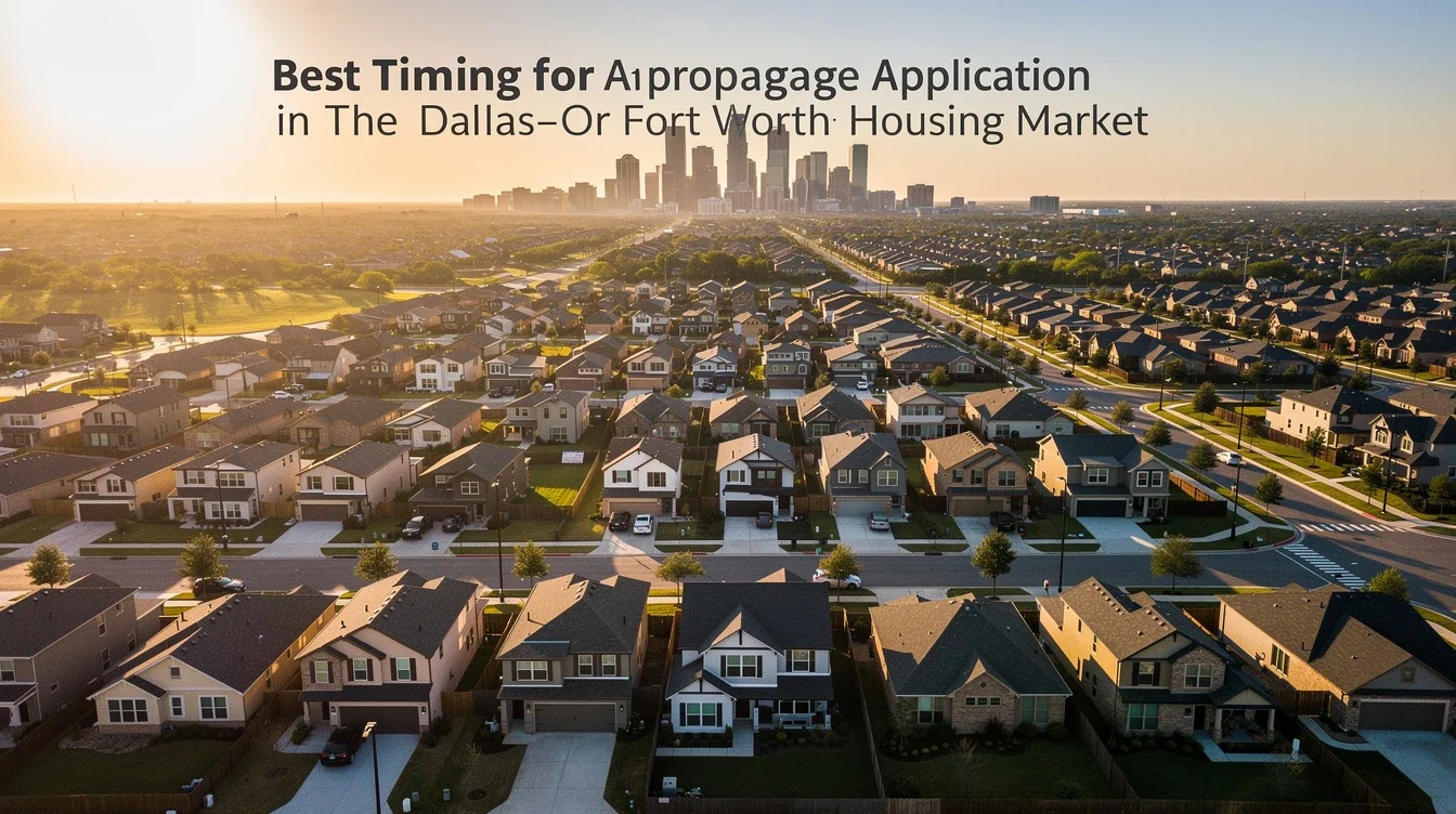 A professional team working on best mortgage application timing dfw market solutions in a modern office environment