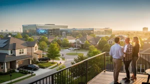 A professional team working on impact of tech industry on southlake mortgages 2026 solutions in a modern office environment