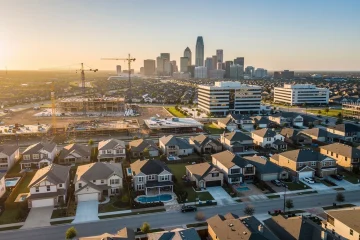A professional team working on impact of workforce shifts on texas mortgage approval solutions in a modern office environment