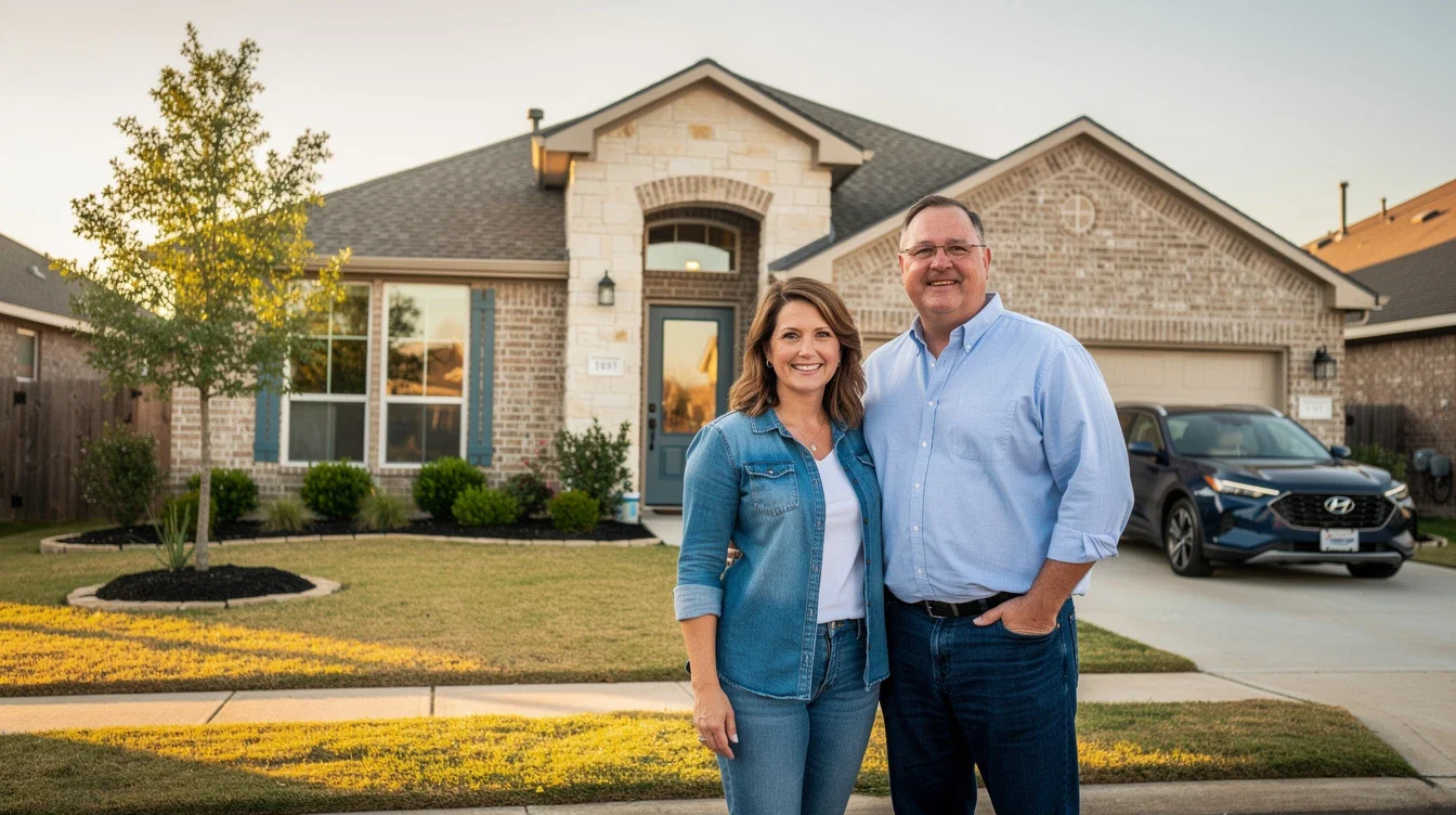 A professional team working on mortgage recasting benefits texas homeowners solutions in a modern office environment